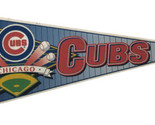 Vintage Chicago Cubs Wrigley Field MLB Authentic Full Size Felt Pennant 30” - $13.98