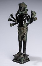 Antique Khmer Style Mounted Bronze Hayagriva Kalkin Horse of Vishnu - 50cm/20&quot; - £965.71 GBP