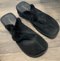 Skechers Size 9 Vintage Leather Top Platform Sandals - $46.45