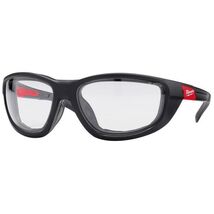 Milwaukee Anti-Fog Performance Safety Glasses with Gasket Clear Lens Bla... - $34.95