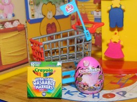Toy Mini Brand Shopping Cart Rainbocorns fits Fisher Price Loving Family Dolls - £6.98 GBP
