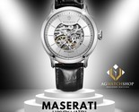 Maserati Epoca Men&#39;s Automatic Stainless steel Leather Strap Watch R8821... - $273.66