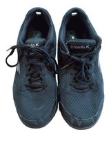 Skechers Go Walk Goga Mat Wide Fit Black Walking Shoes Size 10 Women - £22.82 GBP