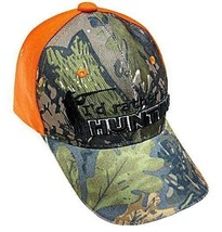 Camouflage Camo I&#39;d Rather Be Hunting Hat Cap Realtree Blaze Orange Back Adult - $7.99