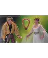 Star Wars Princess Leia Collection PRINCESS LEIA & LUKE SKYWALKER SET by Kenner  - $25.00