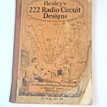 Henley&#39;s 222 Radio Circuit Designs 1924 / Radio Repair Book - $27.48