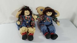 musical angel  his and her rag dolls - £15.55 GBP