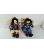 musical angel  his and her rag dolls - £15.58 GBP