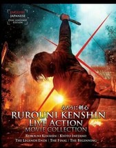 DVD Rurouni Kenshin Película de acción en vivo 1-5 Caja de colección de... - £27.07 GBP