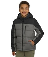 Eddie Bauer Boys Girls Puffer Jacket Black Gray Colorblock Down Full-Zip... - €45,59 EUR
