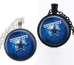 1 NFL Dallas Cowboys Bezel Pendant Necklace for Gift - £8.78 GBP
