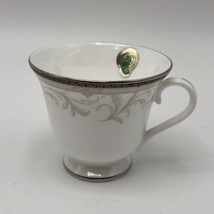 WATERFORD Fine English China Footed Cup brocasew PLATINUM Made in England - $24.75