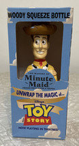 1995 Disney TOY STORY Woody Squeeze Bottle NIB. Minute Maid Vtg. - £16.13 GBP