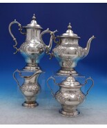 Chantilly by Gorham Sterling Silver Tea Set 4pc w /Flowers #1001-#1004/1... - €3.000,25 EUR