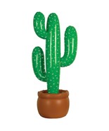 Inflatable Cactus Fiesta Party Decor Southwest Mexican Western Desert Ol... - $262.93 MXN