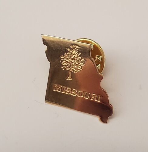 Primary image for Avon Goldtone State of Missouri State Shaped Collectible Lapel Hat Pin Tie Tack