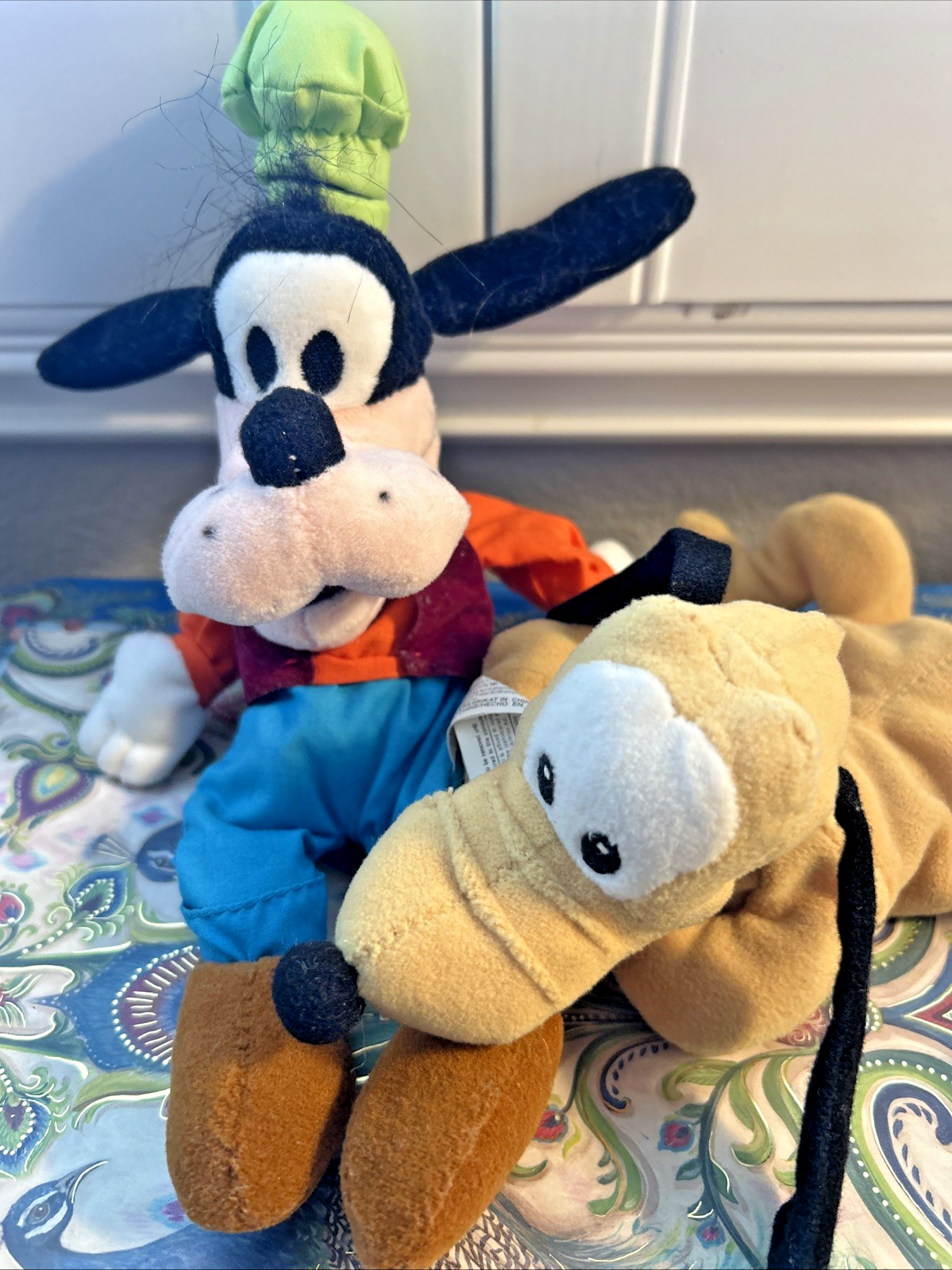 Disney Goofy & Pluto Bean Bag Plush, Pre-Owned Item image 2