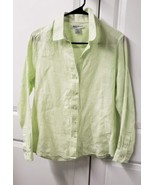 Tommy Bahama Women&#39;s Blouse Size: XS Button Down NICE 100% Linen - £17.92 GBP