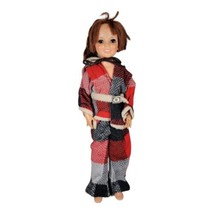 18&quot; 1969 Ideal Vintage Crissy with Growing Red Hair in Plaid Outfit Pant... - $29.09