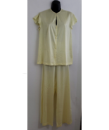 Vintage Vanity Fair Women&#39;s Pajamas Yellow Nylon - $44.50