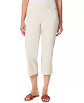 Gloria Vanderbilt Womens Pull On Crop Pant,Size 12,Stonewood - £21.54 GBP