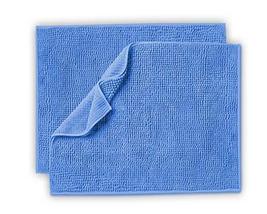 Lavish Touch Set of 2 Chenille 20x32 Non Slip Extra Soft Absorbent Shaggy Floor  - £22.25 GBP