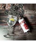 Unique SMIRNOFF ICE CHARM NECKLACE glass VODKA ice MINIATURE can COOL ha... - £9.64 GBP