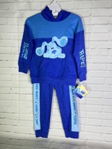 Blue&#39;s Clues and You Blue Long Sleeve Hoodie Top Pants Outfit Set Kids B... - £19.78 GBP