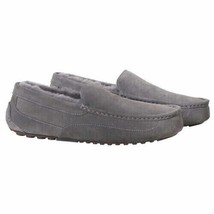 Kirkland Signature Mens&#39; Gray Suede Slippers NWT Size 10 - £18.01 GBP