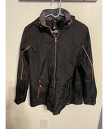 Free Country Radiance Woman&#39;s  Black Jacket with Peach Trim Size Large - $31.97 CAD