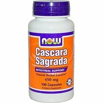 Now Foods Cascara Sagrada 450 mg, 100 caps (Pack of 2) - £12.69 GBP