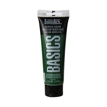 Liquitex BASICS Acrylic Paint 118 ml Tube - Hooker&#39;s Green Hue Permanent  - £23.79 GBP