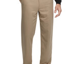 Greg Norman for Tasso Elba Men&#39;s 5 Iron Flat Front Golf Pants in Khaki-3... - $29.97