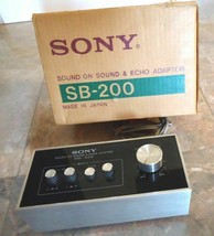 Sony SB-200 Sound On Sound &amp; Echo Adapter , Japanese ! - £40.19 GBP