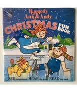 Raggedy Ann &amp; Andy - Christmas Fun Book SEALED 7&#39; Vinyl Record / 24 Page... - $45.95
