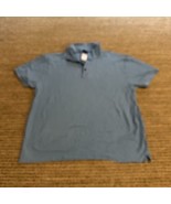 Men&#39;s XXL Patagonia Organic Cotton Light Blue Polo Shirt Vintage - $27.06 CAD