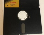 Vintage Kodak Diskette 1S 2D 48 TPI Floppy Disk With Sleeve - £4.63 GBP