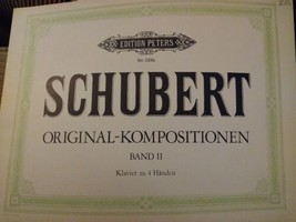 Edition Peters Nr 155b Schubert Original-Kompositionen Band II Klavier z... - $19.79