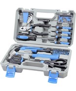 CARTMAN Tool Set General Hand Tool Kit with Plastic Toolbox Storage Case, - £33.33 GBP