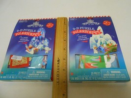 NEW lot 2 packs Hallmark Northpole 3D puzzles polarscapes Super Sled Sno... - £6.05 GBP