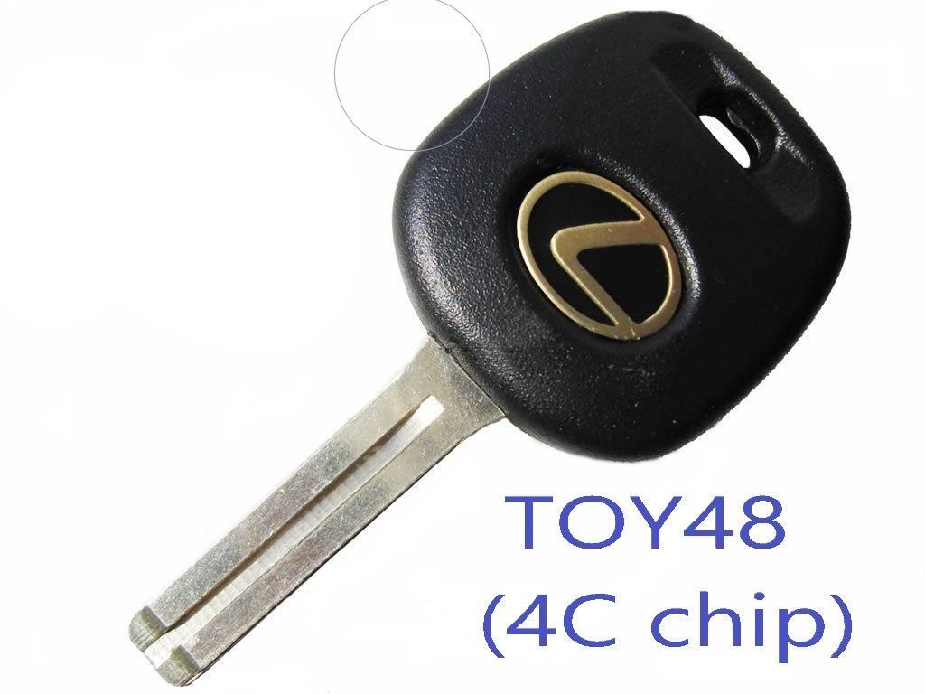 Lexus TOY48 (TR48PHT) Transponder Key (Short) ES GS IS LS RX 99-03 Top Quality - $7.25