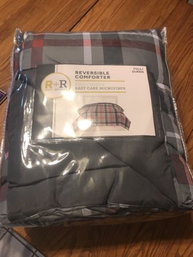 R+R Room+ Retreat Reversible Comforter Full/Queen 86” X 92” 1 Comforter - £69.10 GBP