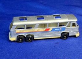 Tootsietoy Tootsie Toy Greyhound bus silver 5&quot; Long Grey Hound - £12.47 GBP