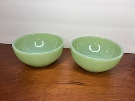 1930&#39;s - 50&#39;s Vtg FIRE KING Oven Ware Green Jadeite Glass Soup Cereal 5&quot; Bowl - £34.21 GBP