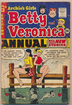 Archie&#39;s Girls Annual # 6...Good+  2.5 grade...1958 comic..lot good girl... - $41.95