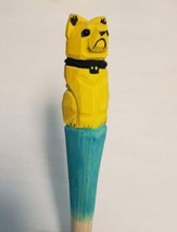 Cute Dog Wooden Pen Hand Carved Wood Ballpoint Hand Made Handcrafted V67 - £6.33 GBP