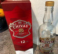 CHIVAS REGAL Empty Bottle &amp; Box Scotch Whisky 12 Years 750 ml - £14.43 GBP