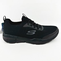 Skechers Stretch Fit Dual Lite Black Mens Size 8.5 Slip On Sneakers - £47.15 GBP