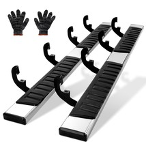 VEVOR Running Boards, 6" Step Bars Compatible with 2019-2023 Chevy Silverado/GMC - $272.41 CAD