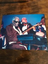 Vintage Ray Charles 8x10 Glossy Photo Playing Piano While Singing - $10.96 CAD